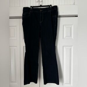 Lane Bryant Dark Blue Straight Leg Jeans